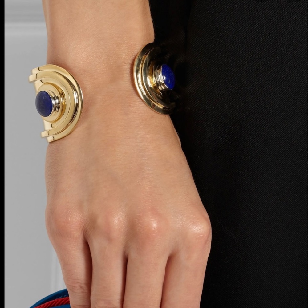 Pamela Love Oracle Cuff Bracelet NWOT Lapis Cabochons.